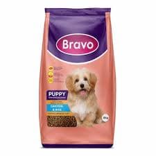 BRAVO PUPPY CHICKEN AND RICE 15KG