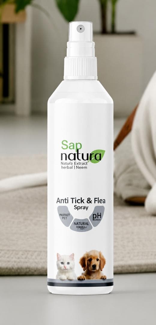 Sap-natura Anti-Tick & Flea Spray 100Ml