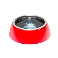 JOLIE L RED BOWL STAINLESS STEEL&PLASTIC
