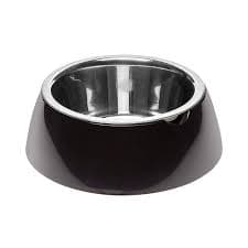 JOLIE L BLACK BOWL STAINLESS STEEL & PLASTIC