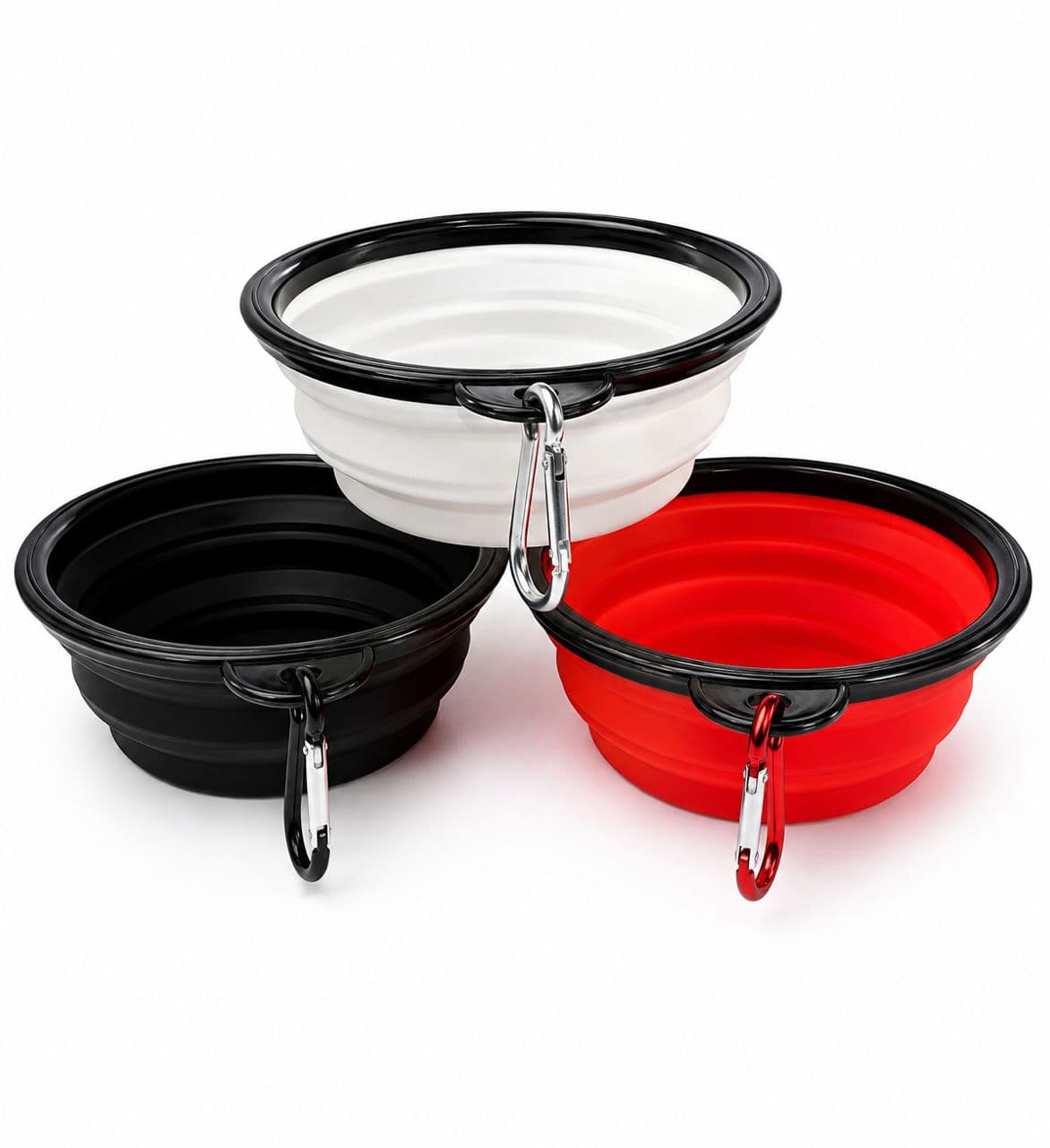 Foldable plastic bowl