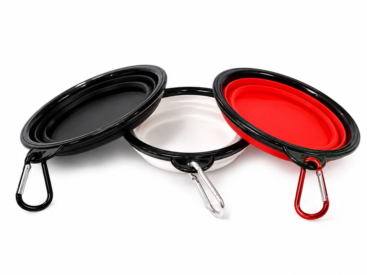 Foldable plastic bowl — view 2