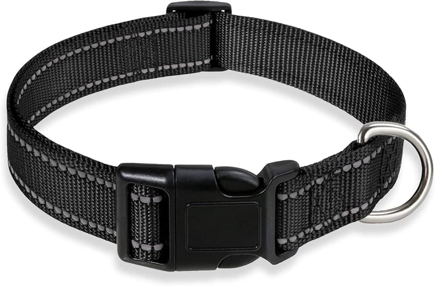 REFLECTIVE NYLON COLLAR SIZE small