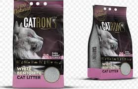catrons white bentonite cat litter baby powder scentes