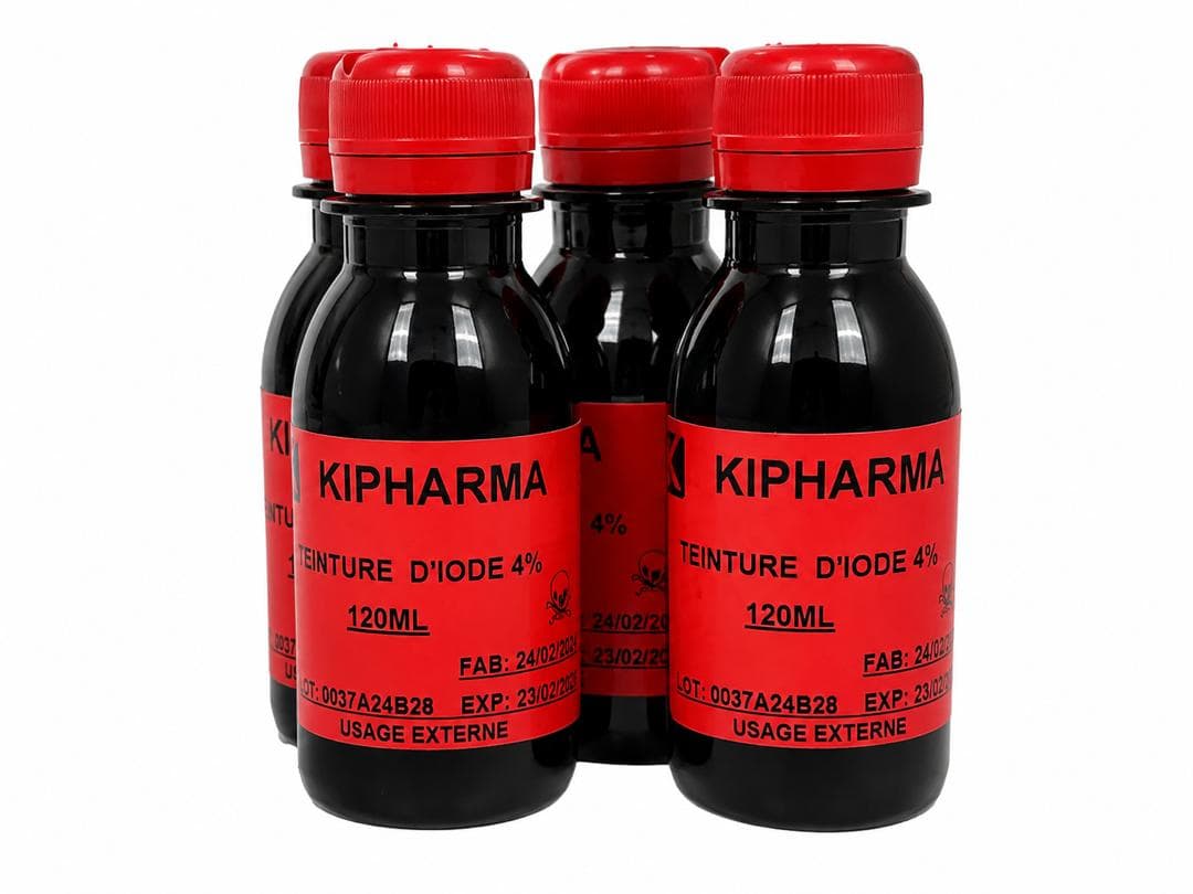 TEINTURE D'IODE 4% 120ML