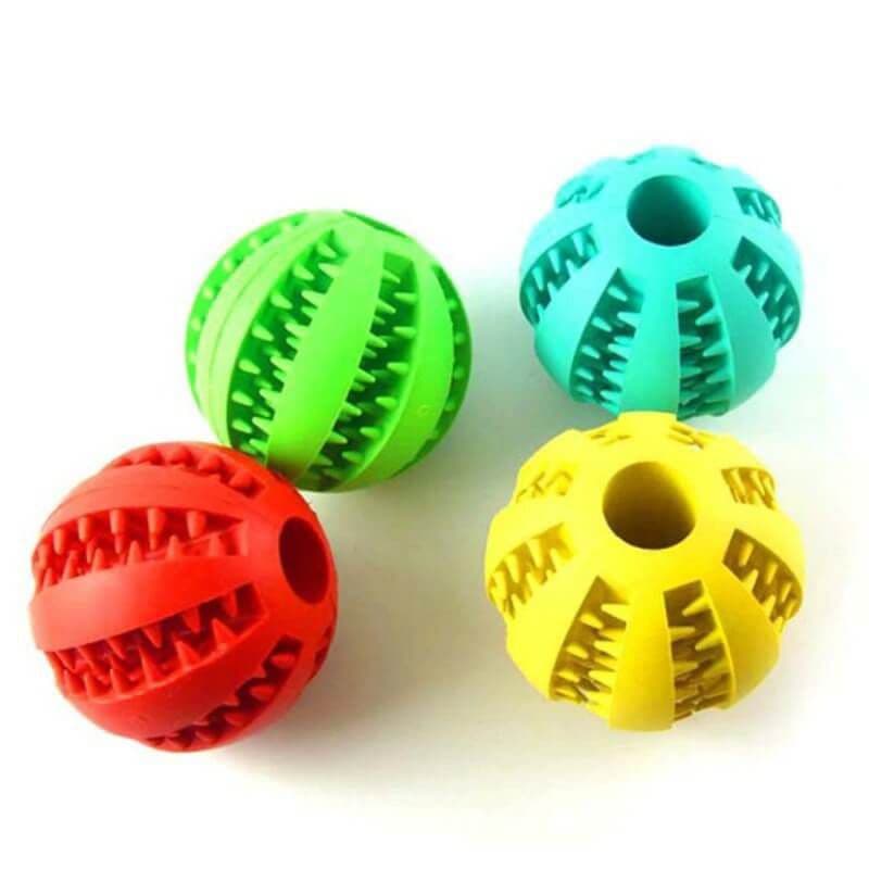PT0064  DURABLE TPR DOG CHEW TOY BALL 7CM