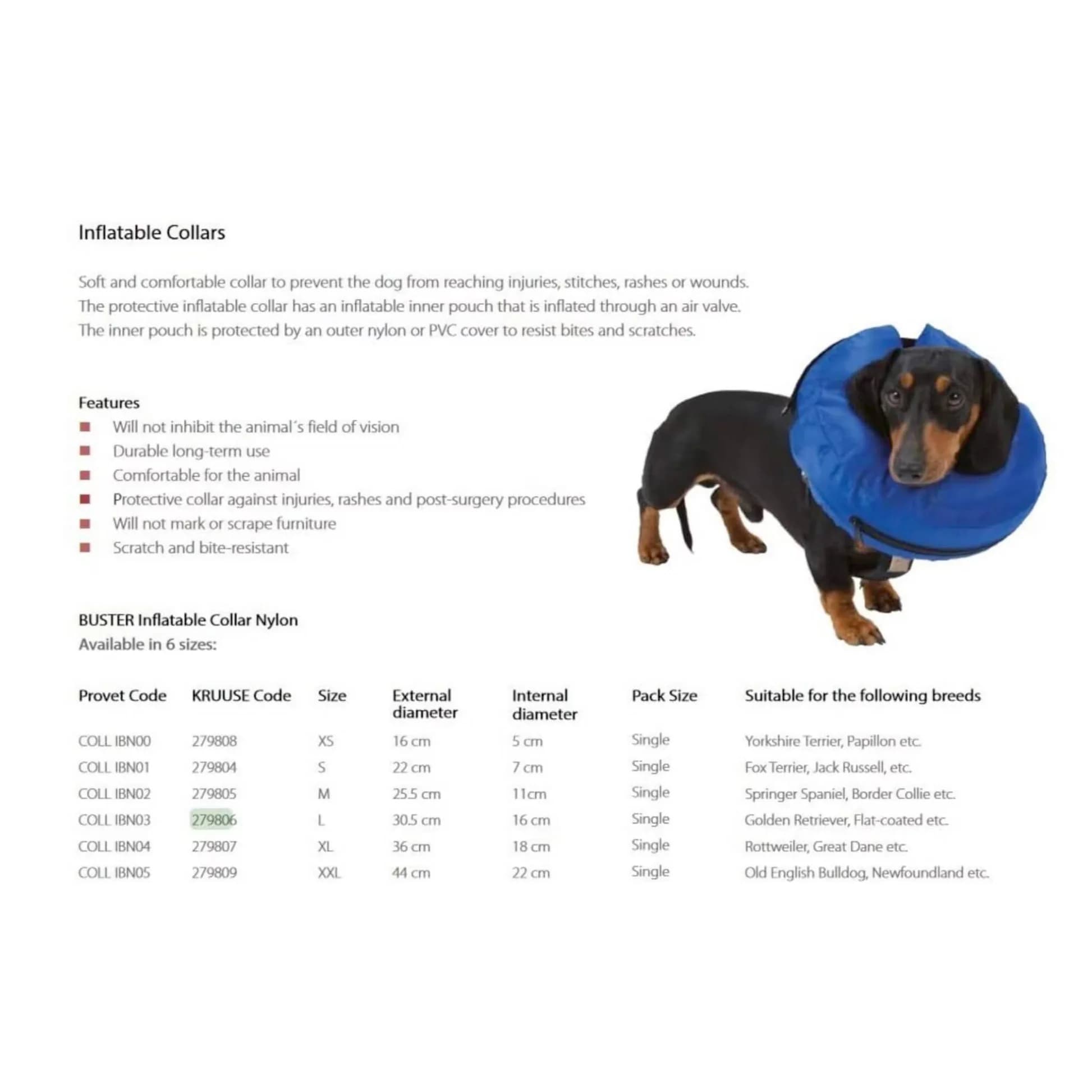 DC0015 INFLATABLE DOG COLLAR SIZEXL — view 3