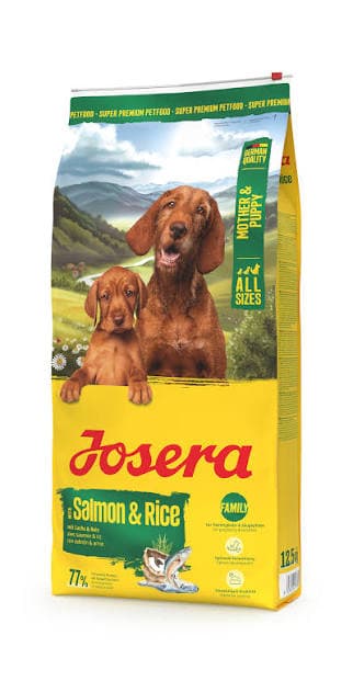 JOSERA MOTHER AND PUPPY WITH SALMON AND RICE 12.5KG