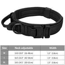 ADJUSTABLE NYLON TACTICAL COLLAR SIZE L