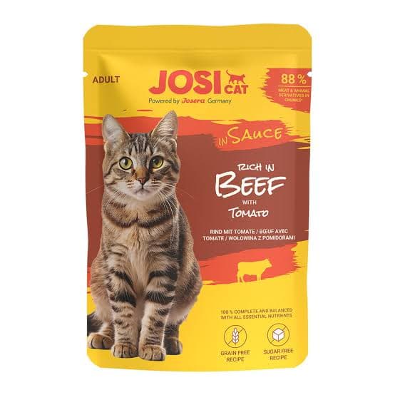 JOSERA JOSICAT RICH IN BEEF IN SAUCE 85GM
