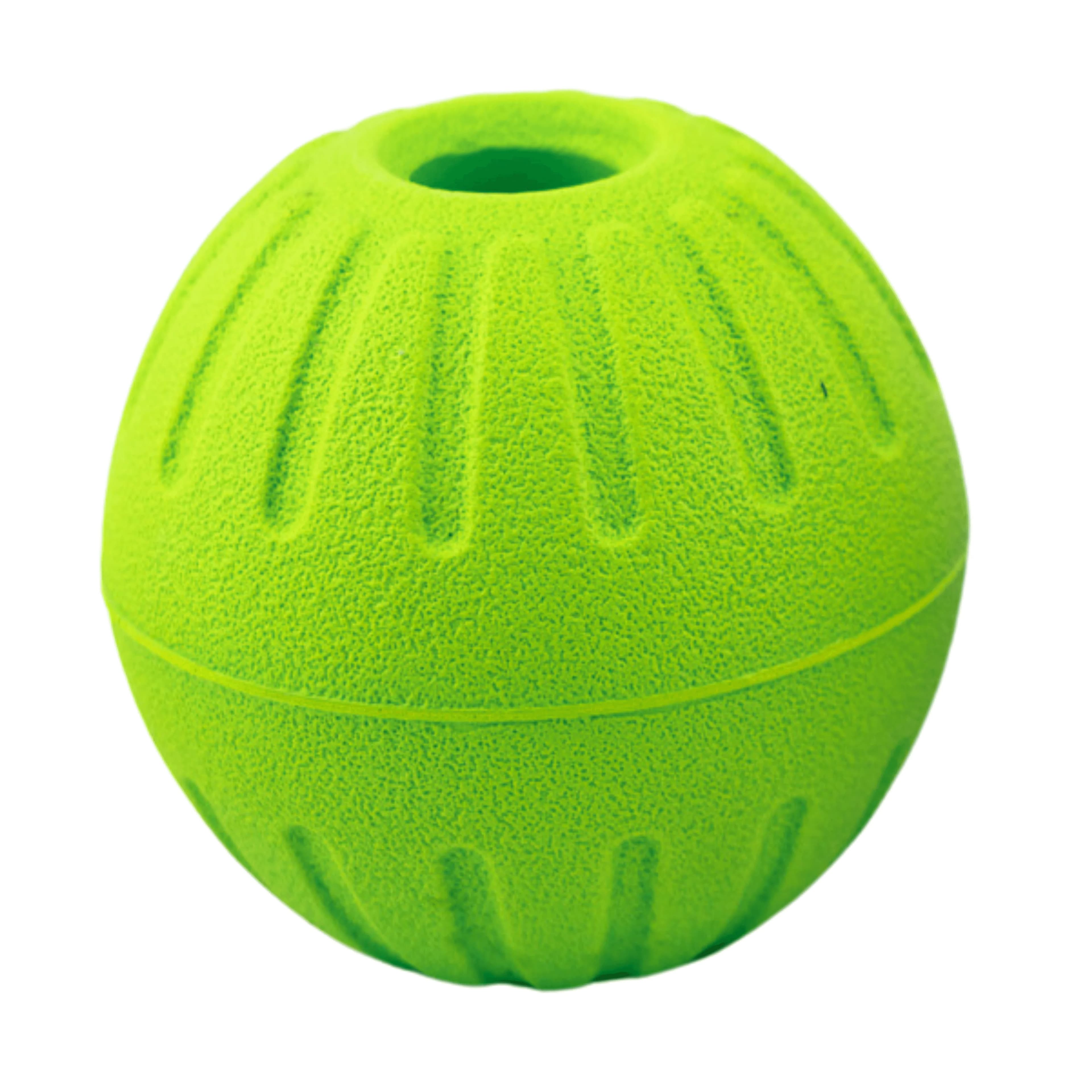 EVA DOG BALL TOY WITH HOLE 9CM