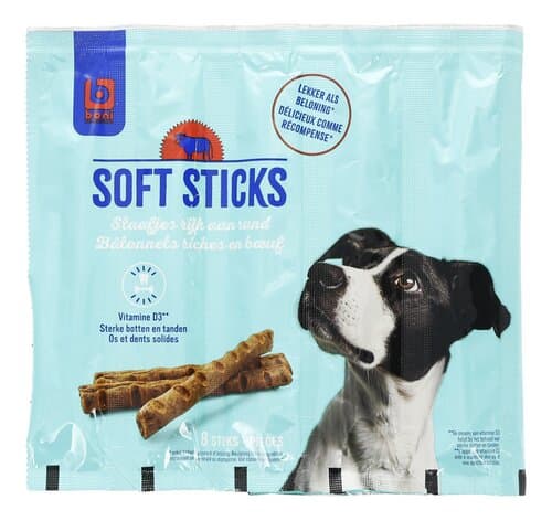 BONI SOFT STICKS BEEF 8*11G