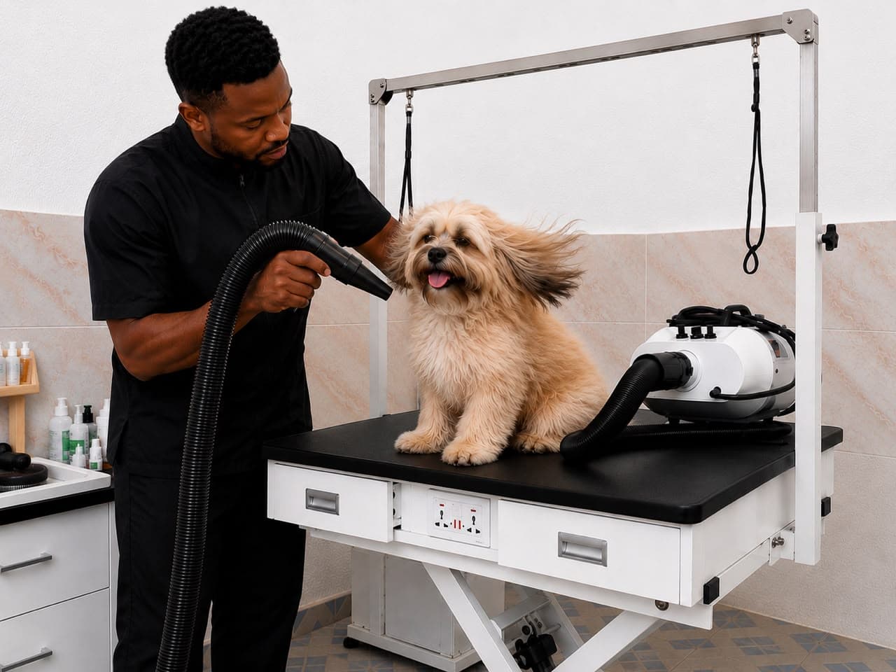 Bath, brush & blow-dry